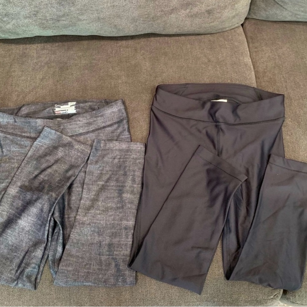 Under Armour Black and Gray Leggings Set